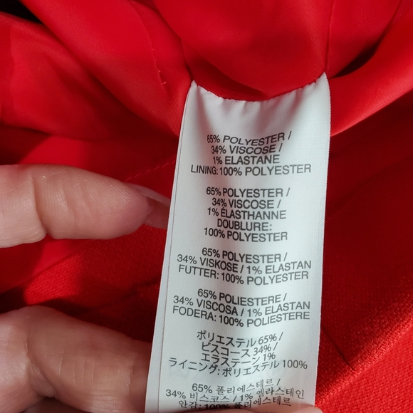 J. Crew Shift Dress Red with Zipper Accents Size 00P Holiday Classic Preppy - Picture 8 of 11